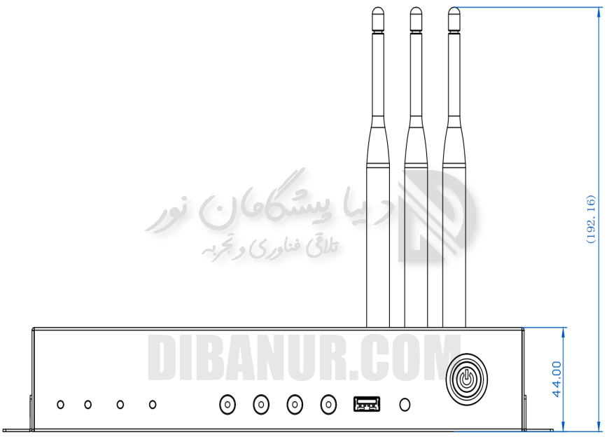 ابعاد Huidu H6 | Huidu H6 | Dibanur دیبانور