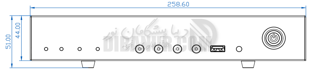 کنترل بی‌سیم H6 | Huidu H6 | Dibanur دیبانور