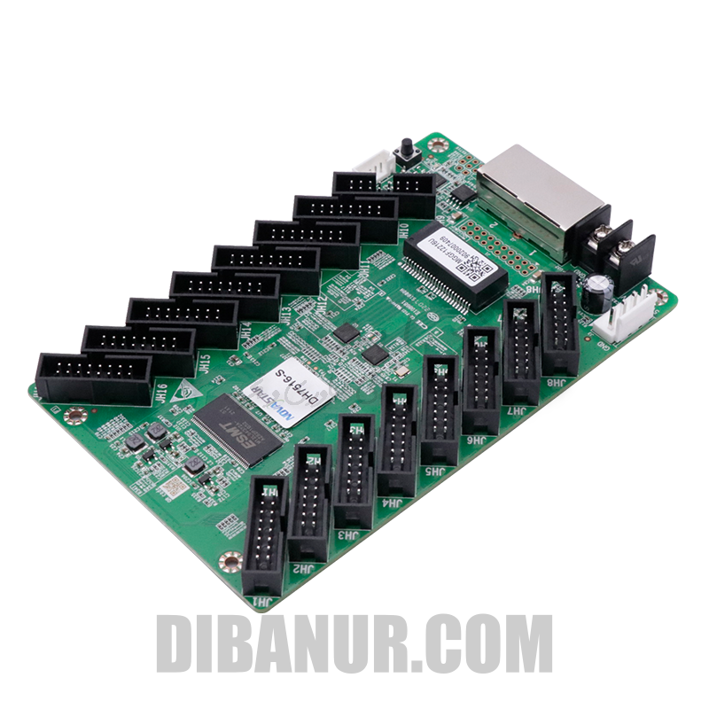 کارت دریافت نوواستار DH7516-S با 16 پورت HUB75E | NovaStar | Dibanur دیبانور | نمای 3