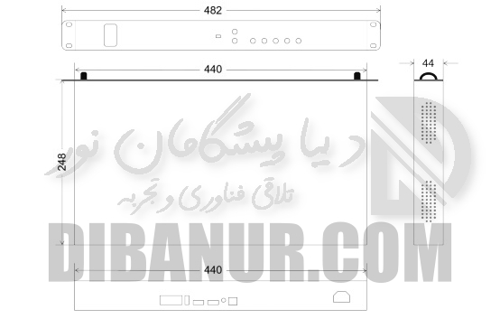 مشخصات ویدیو پروسسور HUIDU HD-VP410H - دیبانور