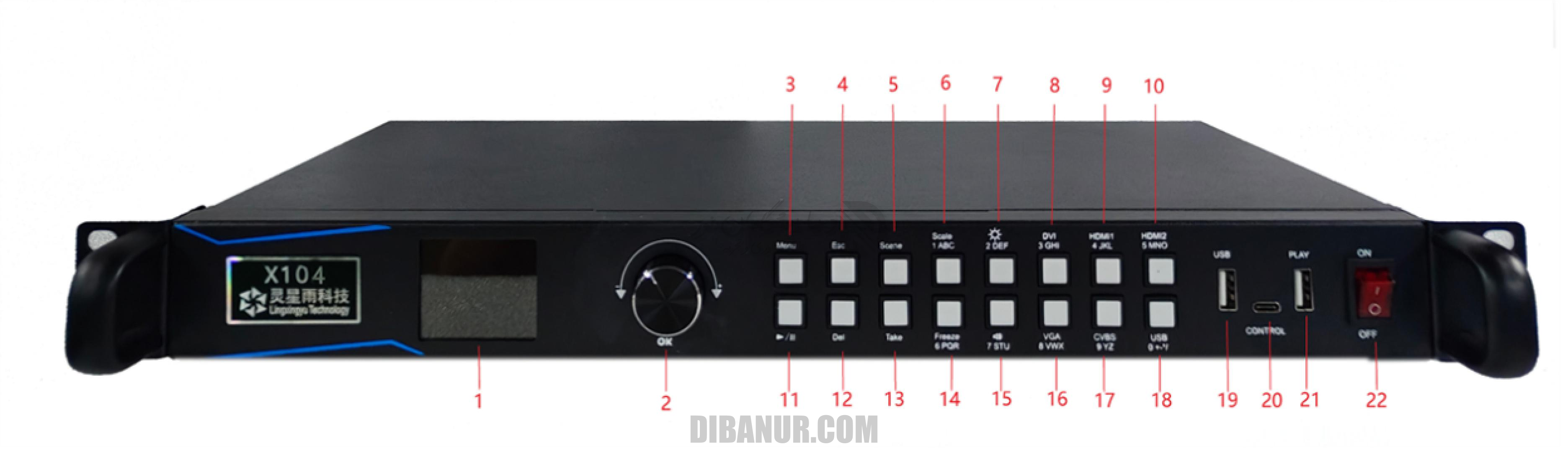 ویدیو پروسسور Linsn X104 | Linsn | Dibanur دیبانور | نمای 5